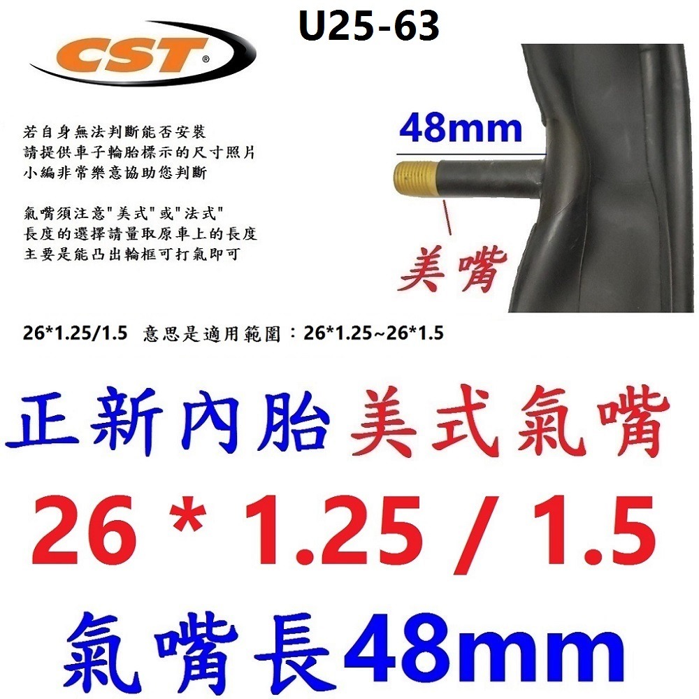 DG 26*1.25 559正新輪胎 26x1.25自行車CST外胎 C1763輪胎 26＂登山胎 26吋正新外胎-規格圖11