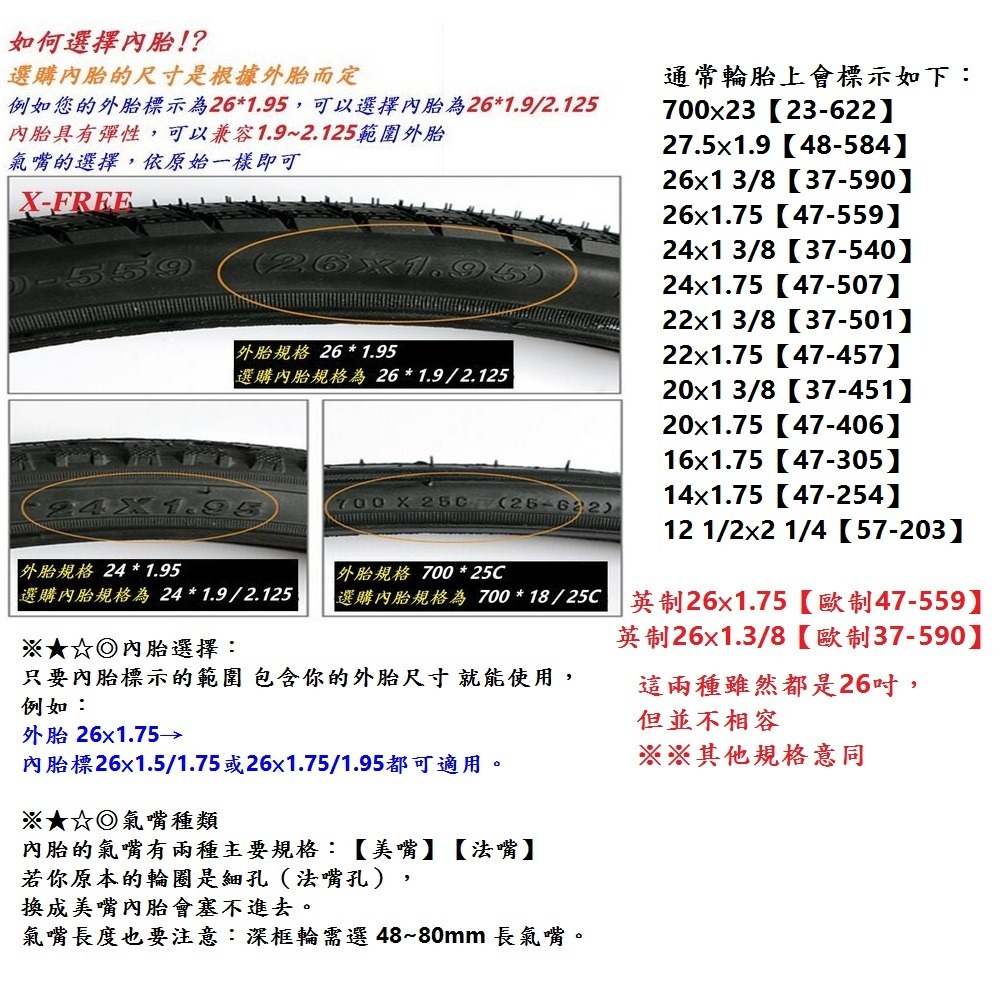 DG 26*1.25/1.5 美式氣嘴32mm正新內胎CST輪胎 26x1.25/1.5 美嘴法式正新胎 26*1.5-細節圖7