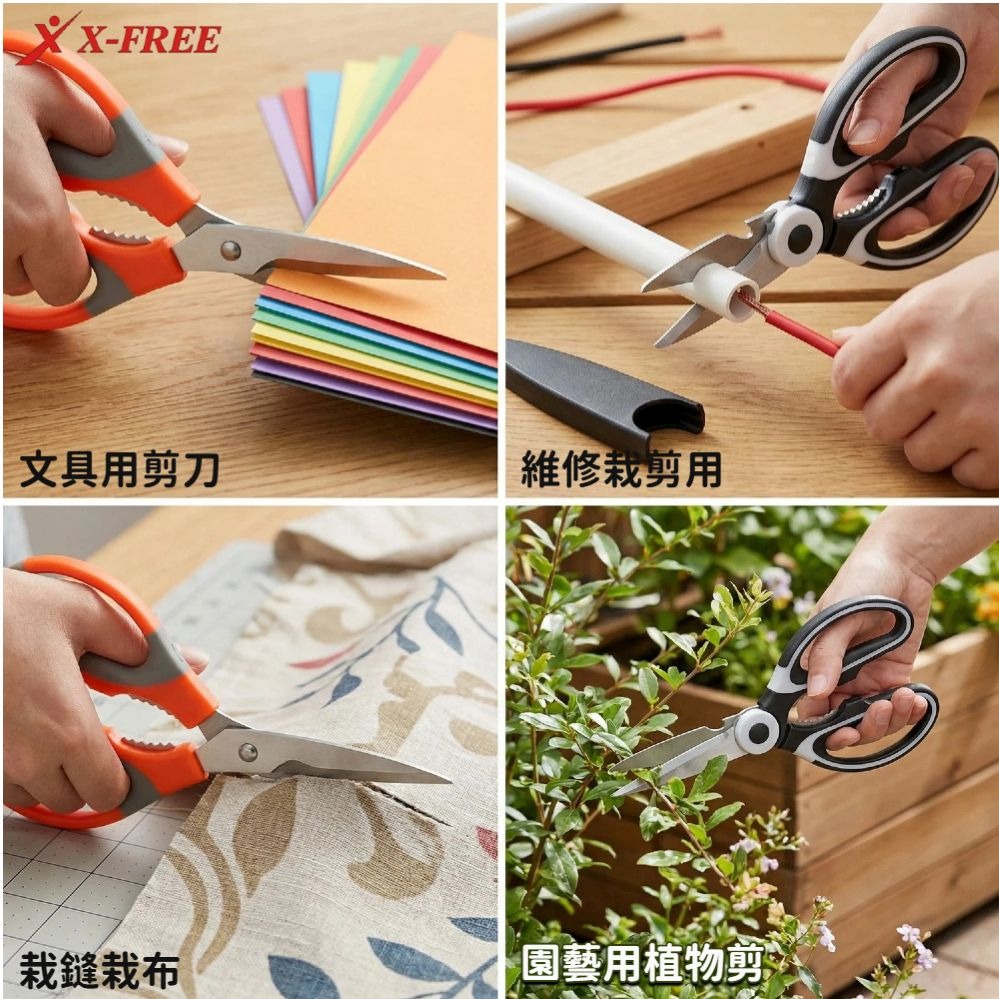 DG 多功能不鏽鋼剪刀 多功能剪刀 廚房剪刀 料理剪刀 食物剪刀 不鏽鋼剪刀 剪骨剪刀 雞骨剪 開瓶器 核桃夾 剪紙剪刀-細節圖11