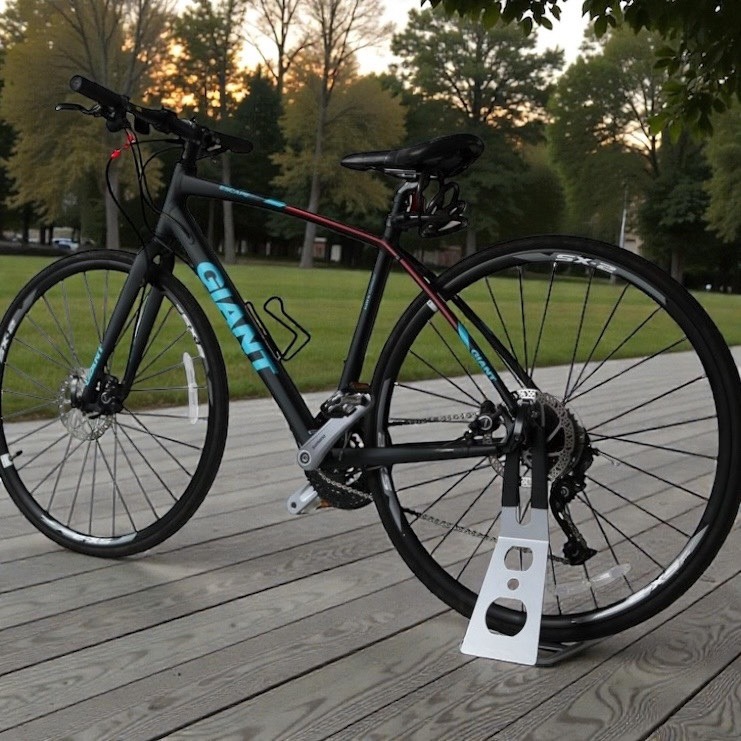 DG 花鼓式駐車架 700C停車架 18~28吋自行車停車架 掛車架 L型停車架 腳踏車掛車架 E款置車架 單車立車架-細節圖9