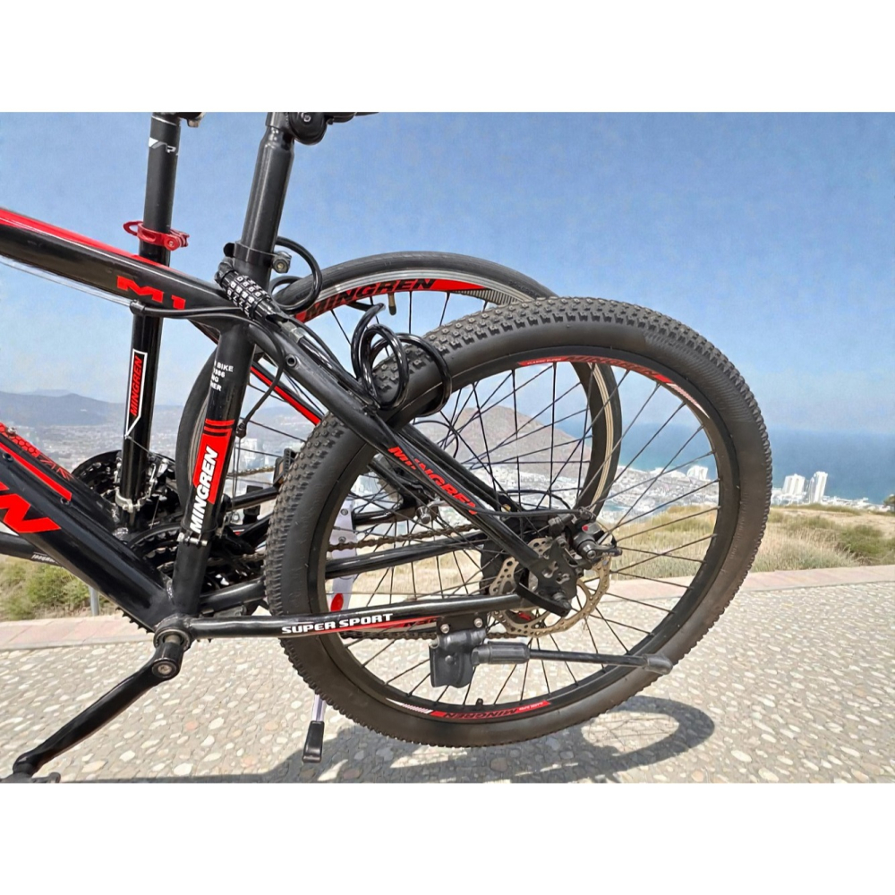 DG 單車自設密碼鎖 單車密碼鎖 腳踏車密碼鎖 自行車密碼鎖 機車鎖 電動車鎖 摩托車鎖 鍊鎖 單車鎖 自行車大鎖-細節圖7