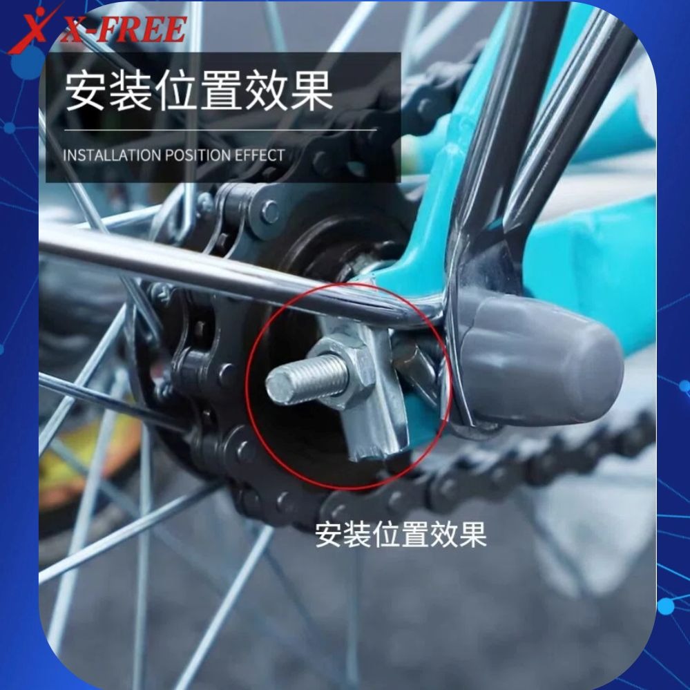 DG 單速鏈條張力器 單速鏈條定位器 鏈條緊鏈器 自行車鏈條調整定位螺絲 鍊條調節器 單速鏈條調整器 單速鍊條調整螺絲-細節圖7