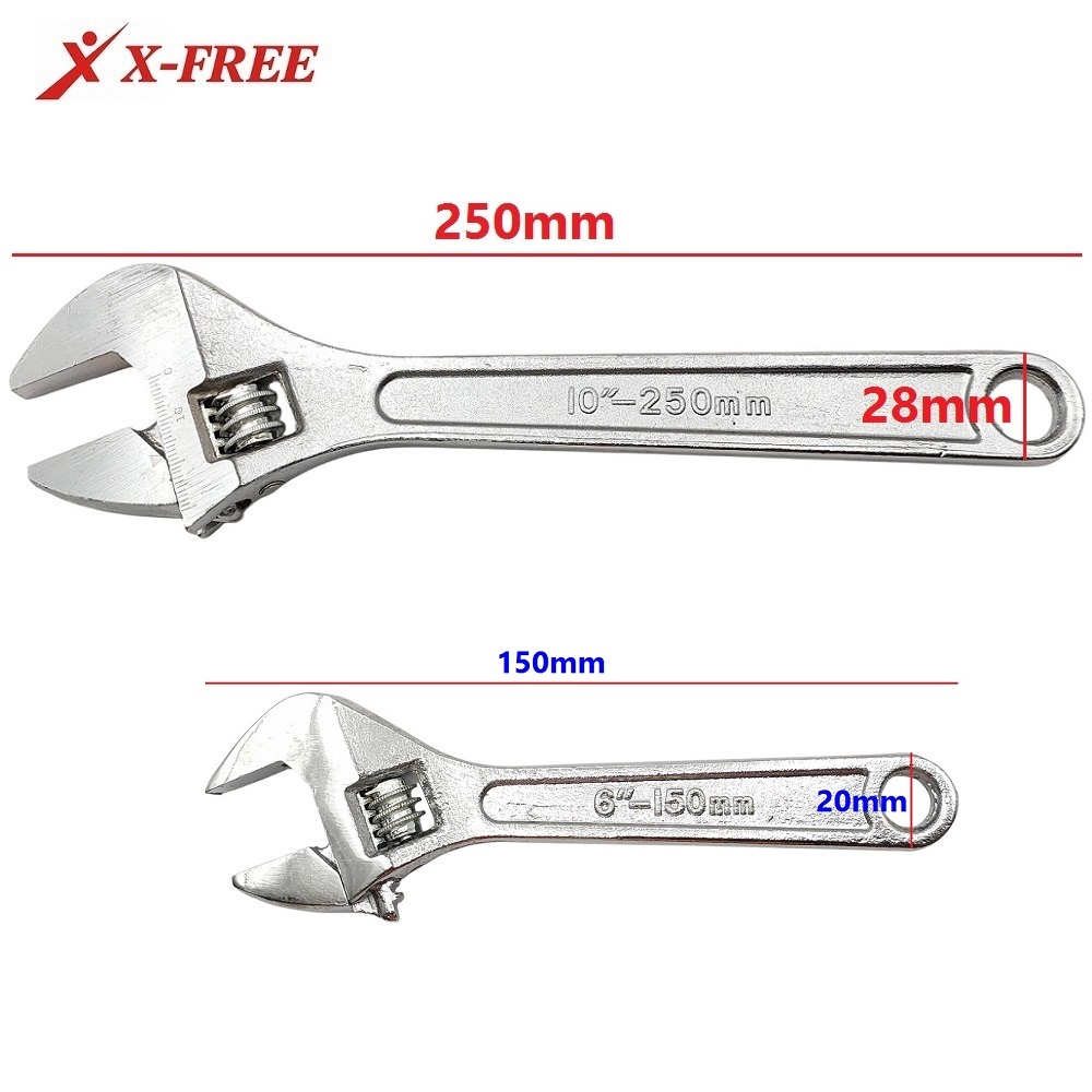 DG 活動扳手 10＂開口扳手 10吋活動板手 開口活動板手 螺絲活動扳手 螺絲活動板手 外六角扳手 外六角板手-細節圖5