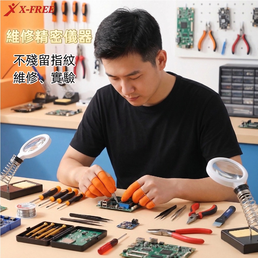 DG 麻點手指套 防滑手指套 乳膠手指套 橡膠指套 手指保護套 工作指套 指甲保護套 點鈔指套 手指套 乳膠指套 手指套-細節圖6