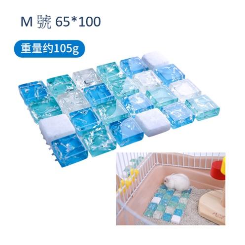 倉鼠涼墊倉鼠降溫用品散熱板金絲熊夏天寵物涼毯涼蓆窩冰墊消署墊-細節圖5