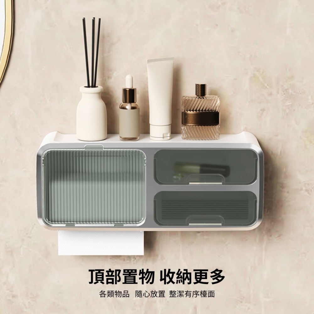 台灣現貨置物架收納架抽取式紙巾架 紙巾架 廚房紙巾架 廚房紙巾掛架牆壁置物架壁掛置物架浴室置物架沐浴乳架無痕置物架收納架-細節圖6