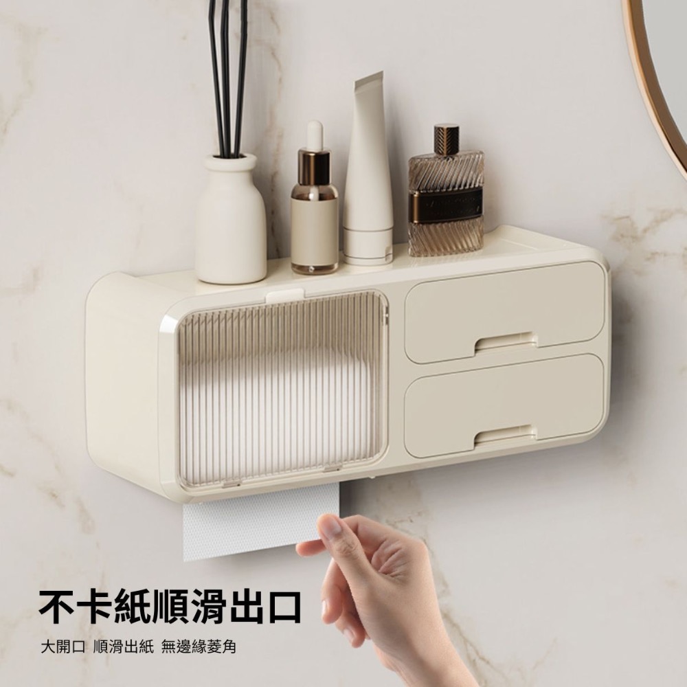 台灣現貨置物架收納架抽取式紙巾架 紙巾架 廚房紙巾架 廚房紙巾掛架牆壁置物架壁掛置物架浴室置物架沐浴乳架無痕置物架收納架-細節圖7