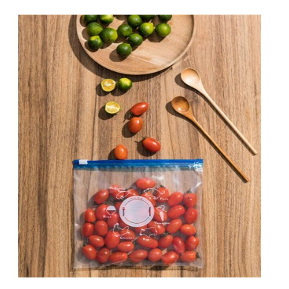 現貨密封袋鏈保鮮袋食品級保鮮袋加厚保鮮袋食品級家用冰箱專用密封拉鍊式附封口食物密實袋重複使用包裝袋加厚冰箱收納冷凍分裝袋-細節圖2