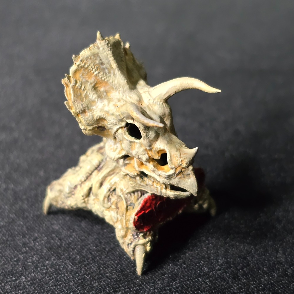 三角龍擺設 Triceratops Skull Fossil Display-規格圖3