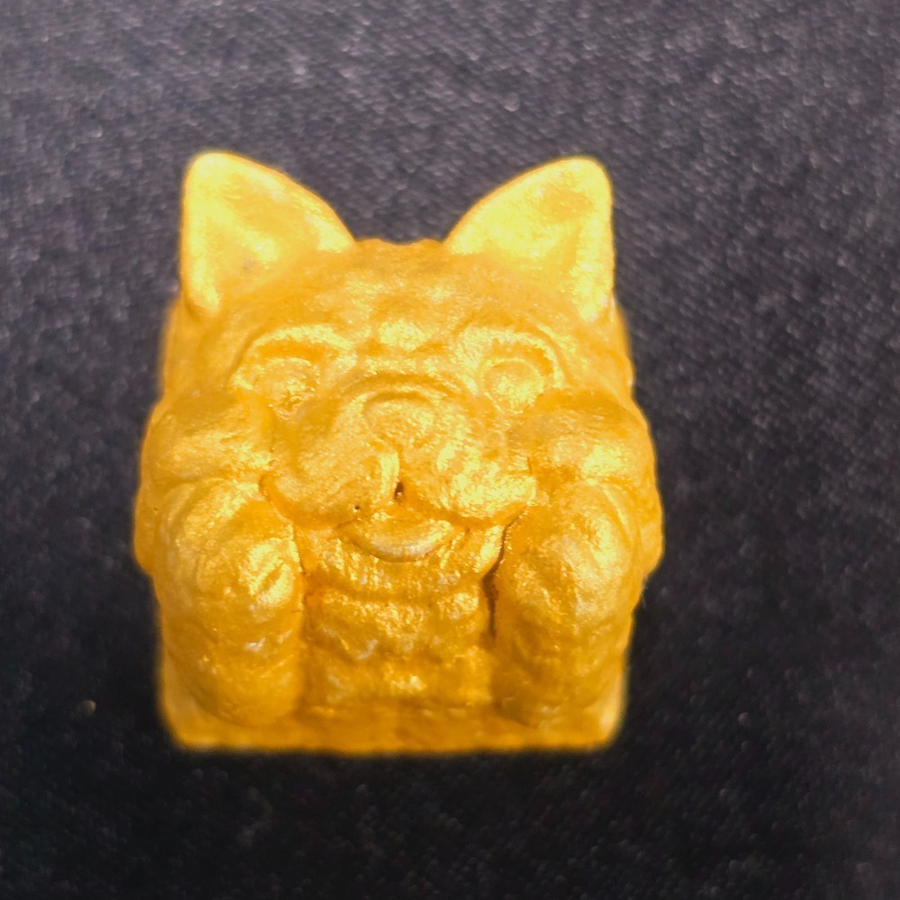 （代購）托著臉的法斗鍵帽french bulldog-規格圖4