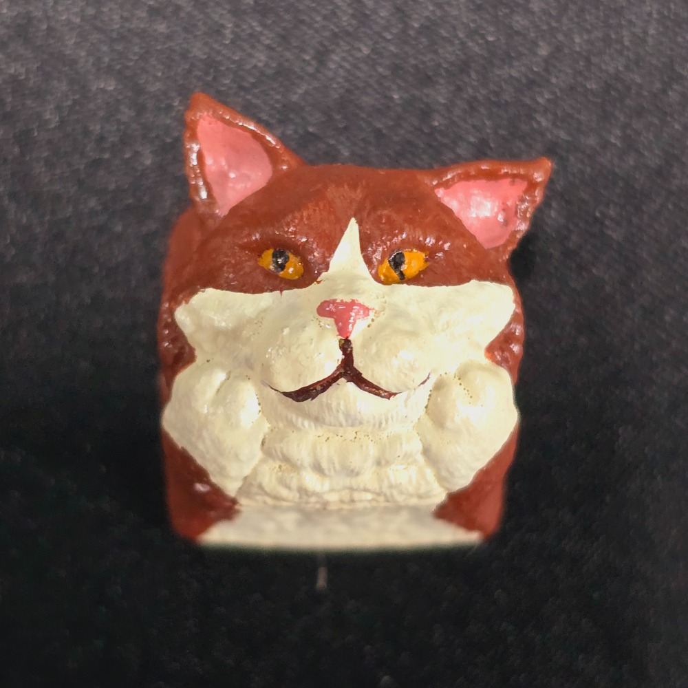 托著臉的緬因貓鍵帽Maine Coon-細節圖4