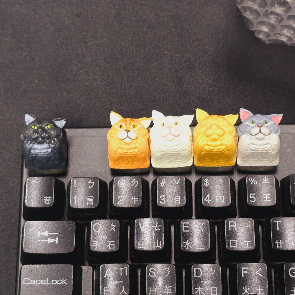 托著臉的緬因貓鍵帽Maine Coon-細節圖7