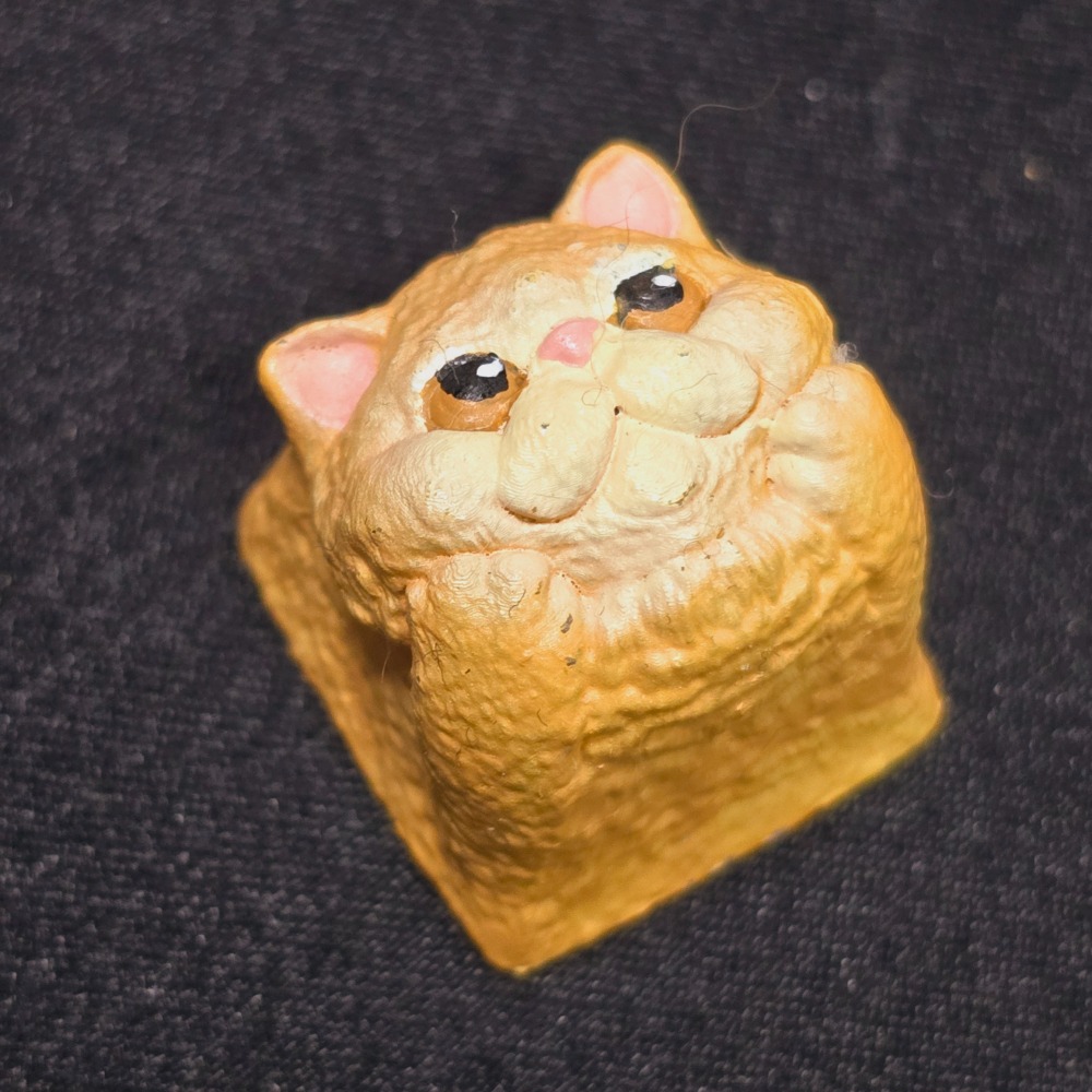 托著臉的加菲貓鍵帽Garfield-細節圖2