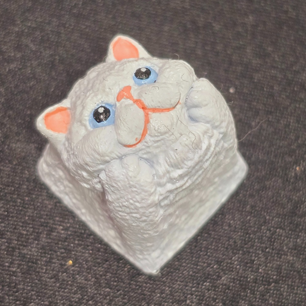 托著臉的加菲貓鍵帽Garfield-細節圖3