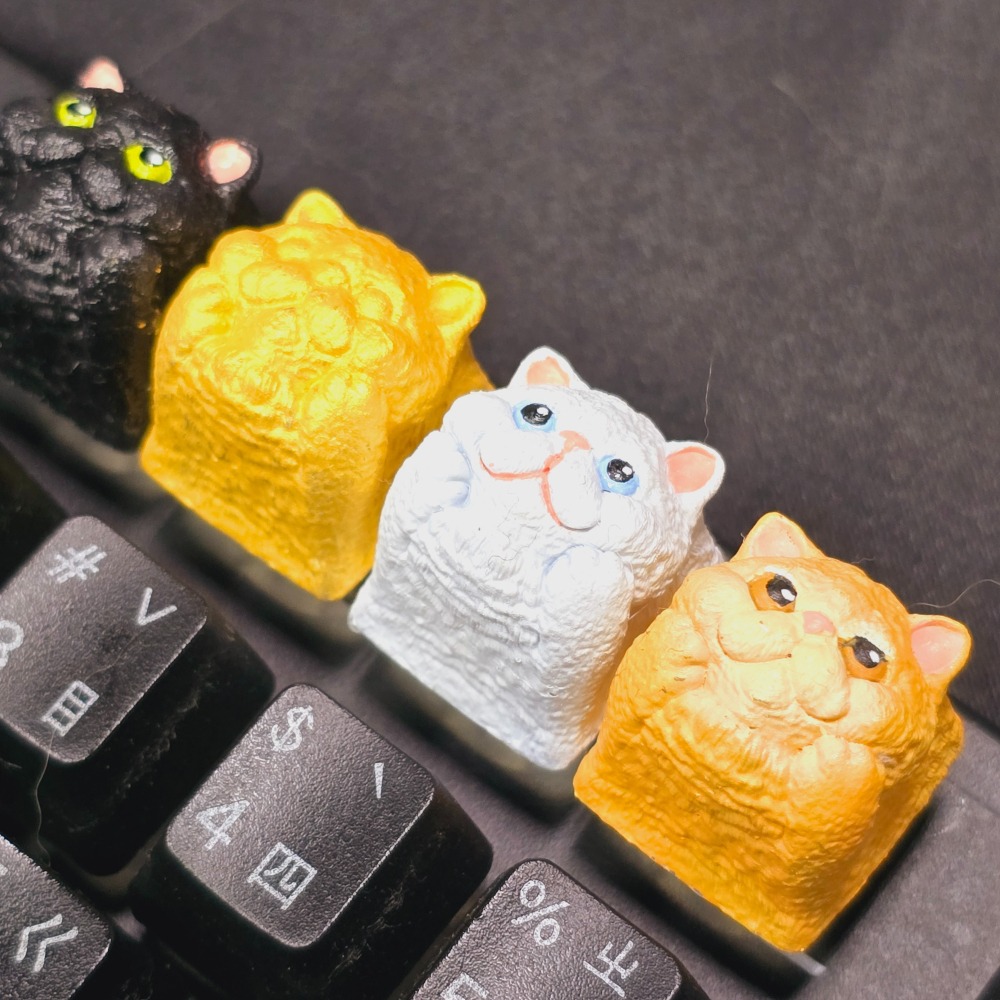 托著臉的加菲貓鍵帽Garfield-細節圖8