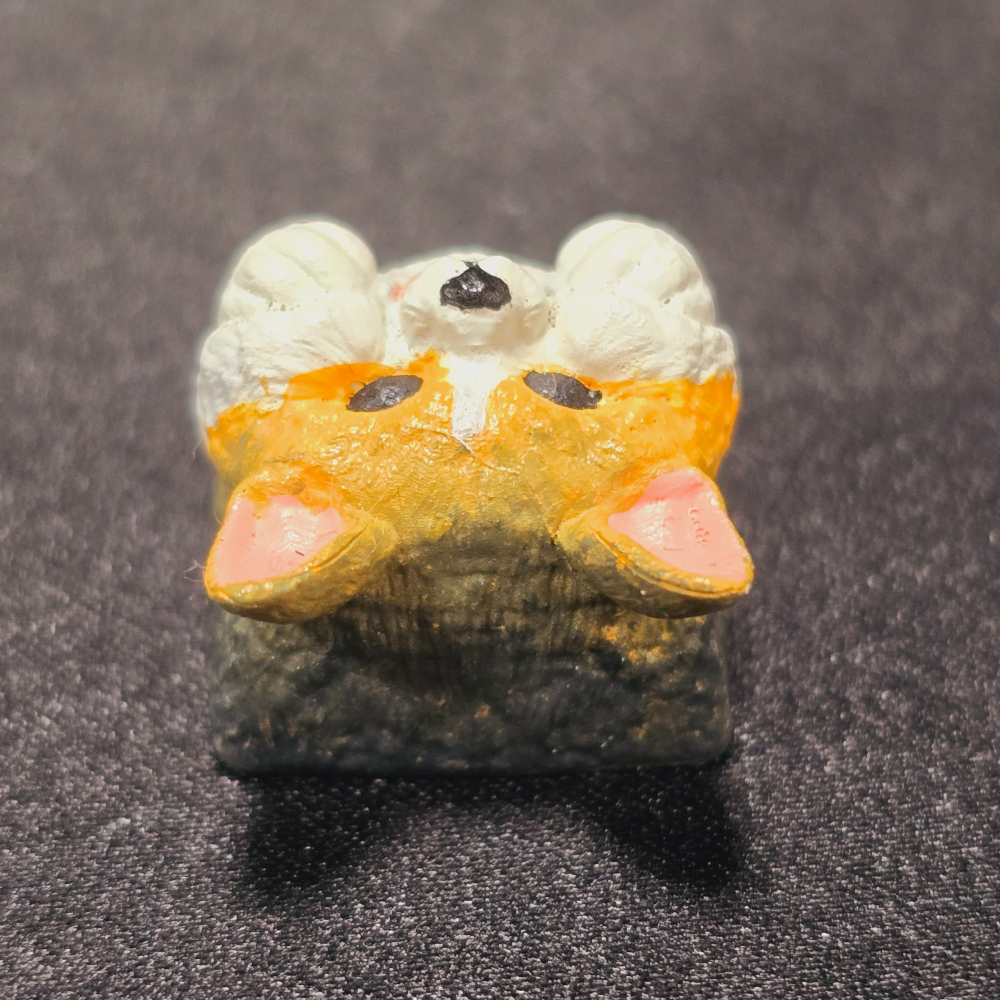 托著臉的柯基鍵帽Corgi-細節圖3