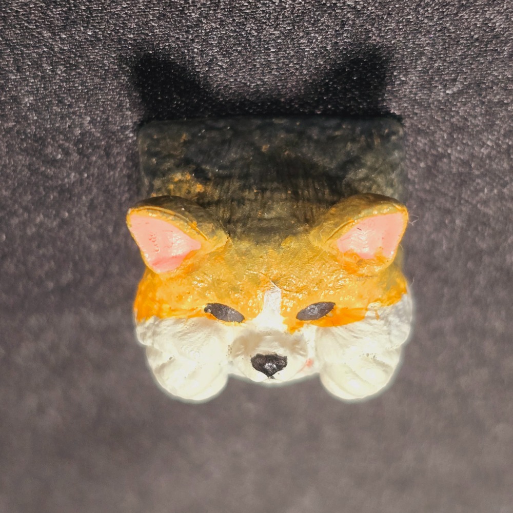 托著臉的柯基鍵帽Corgi-規格圖2