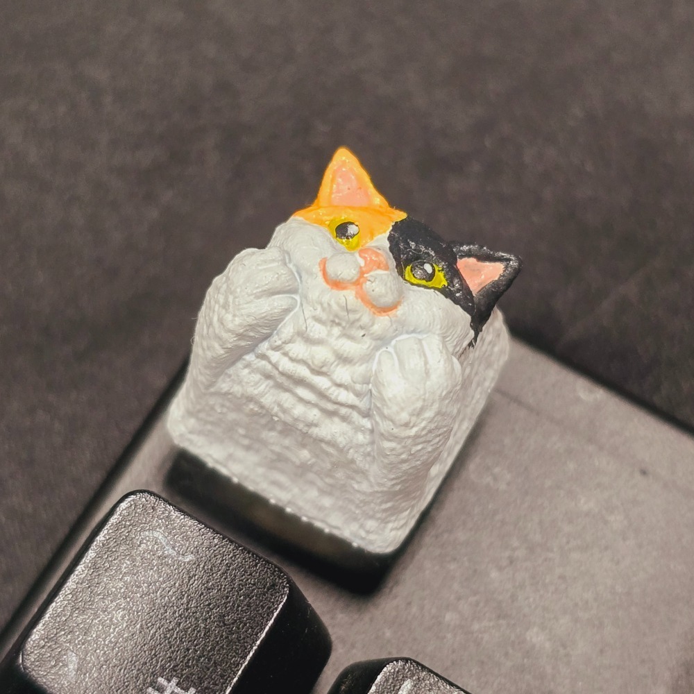 三花貓鍵帽-細節圖2