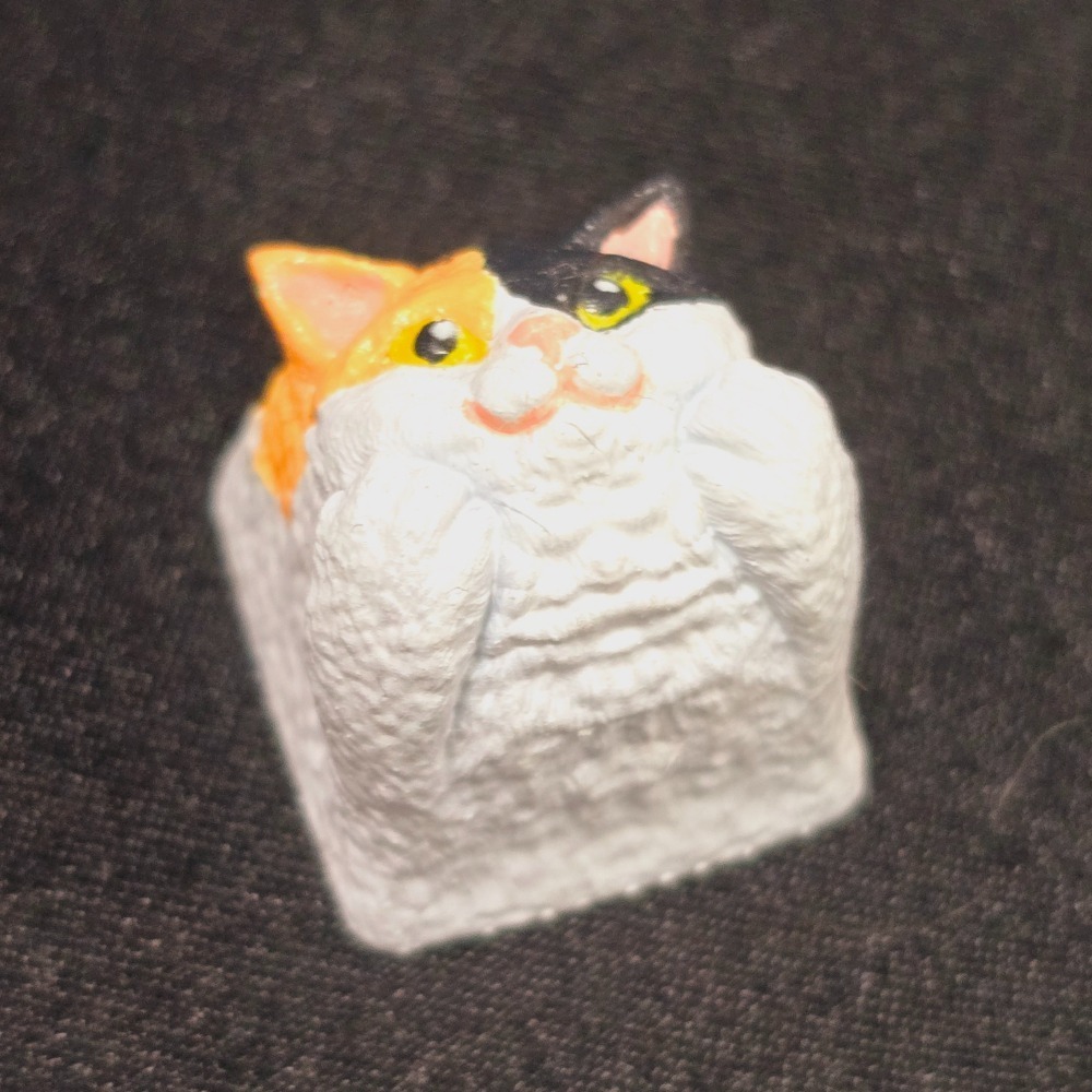 三花貓鍵帽-細節圖3