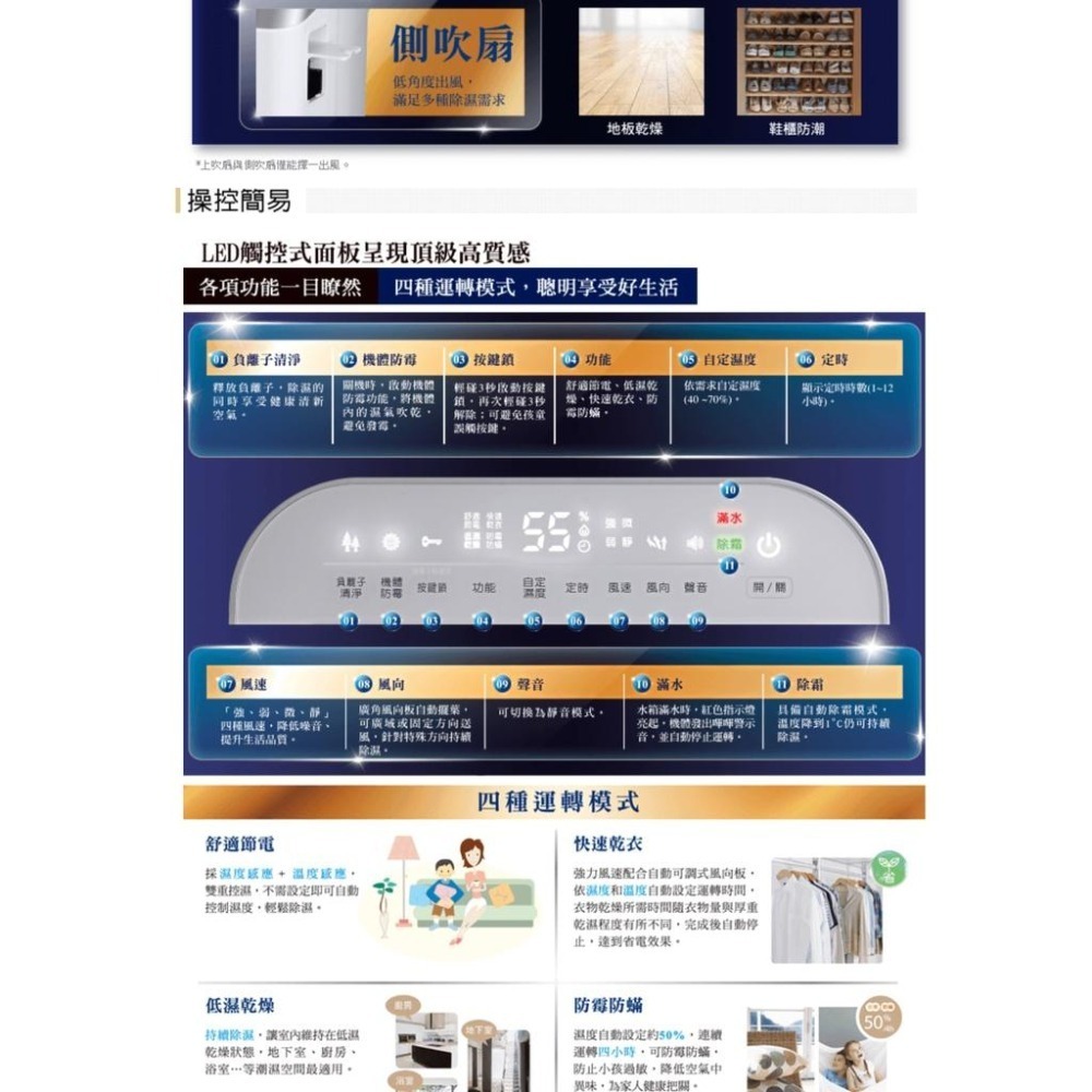 【HITACHI 日立】22公升清淨除濕機RD-450HG玫瑰金/RD-450HS閃亮銀-細節圖5