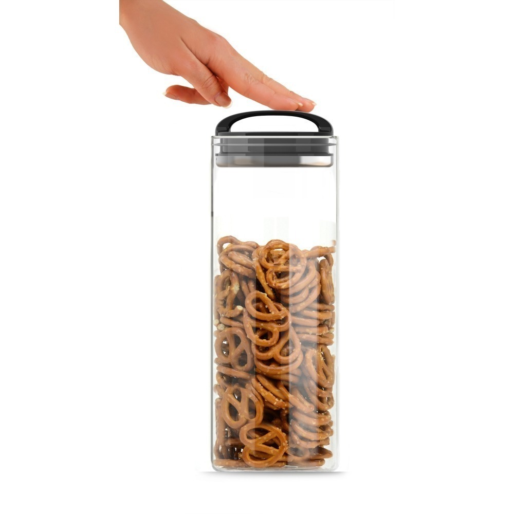 [Prepara] EVAK 密封儲物罐 COMPACT 系列玻璃/亮面把手(3號)-1360ml-細節圖2