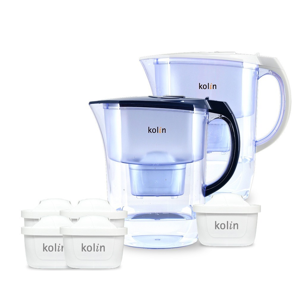 Kolin 歌林 3.8L濾水壺(內含四重濾芯*1)+四重濾芯4入(共1壺5芯/適用Brita)-細節圖5