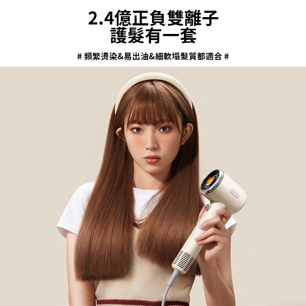ZHIBAI 直白 高速BLDC正負離子吹風機-小甜筒(S1)-細節圖4