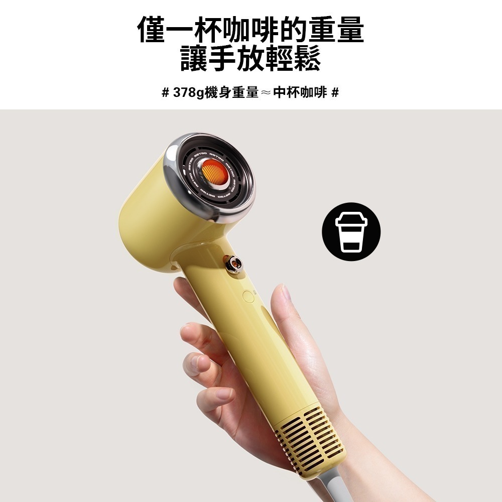 ZHIBAI 直白 高速BLDC正負離子吹風機-小甜筒(S1)-細節圖6