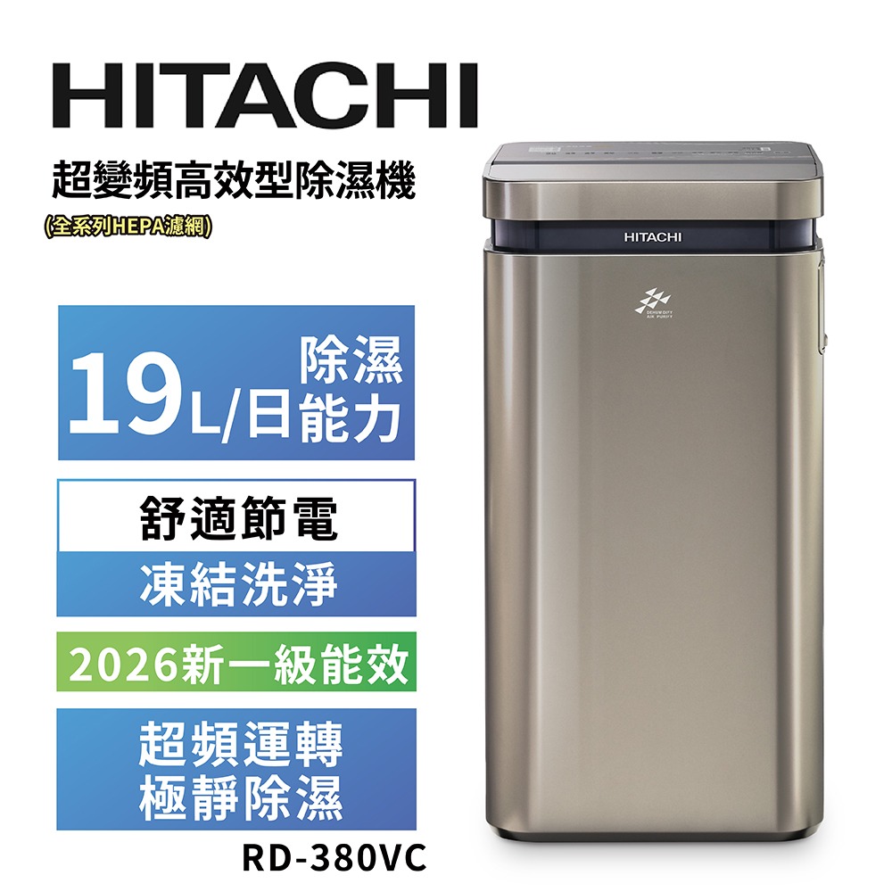 HITACHI 日立 變頻除濕機 VC系列-規格圖5