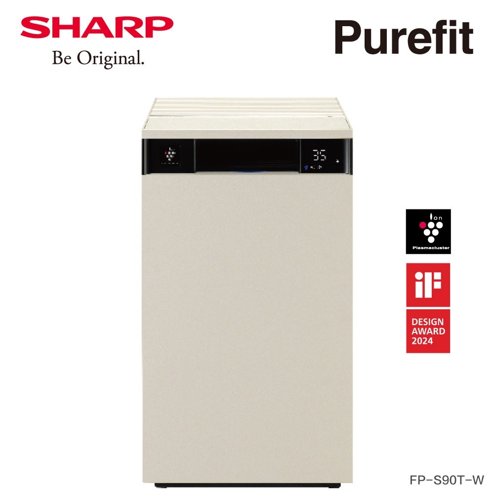 【SHARP 夏普】27坪 Purefit 空氣清淨機(FP-S90T)-規格圖2