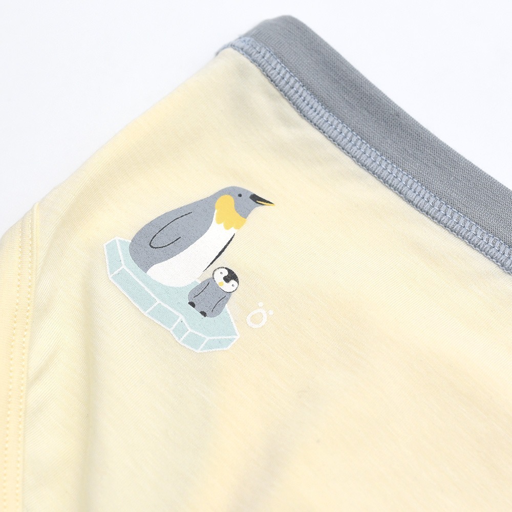 minihope沉靜海洋男童三角褲-碎冰上的企鵝-細節圖2