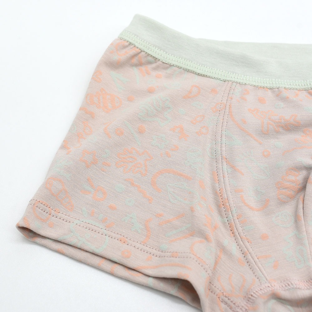 minihope沉靜海洋男童四角褲-熱鬧的海底世界-細節圖2