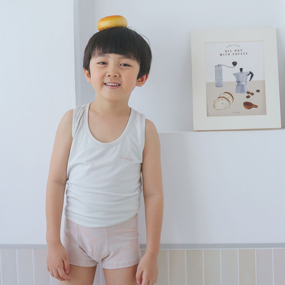 minihope沉靜海洋男童四角褲-熱鬧的海底世界-細節圖3