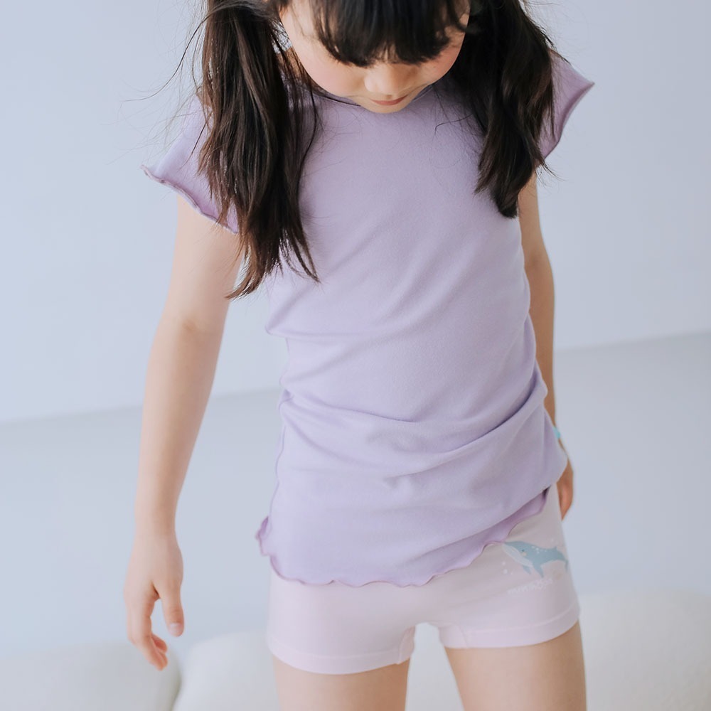 minihope沉靜海洋女童四角褲-奮勇向上的藍鯨-細節圖3