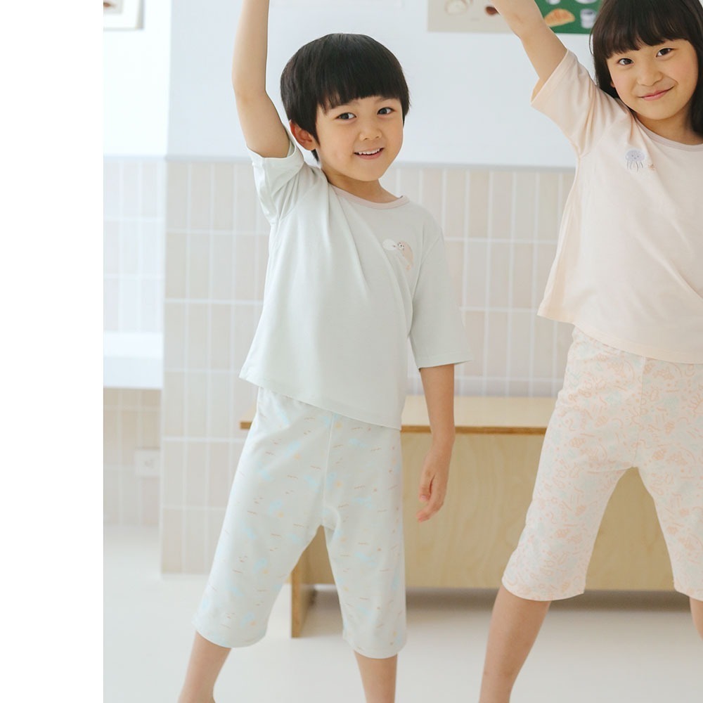 minihope寬版七分居家套裝-海豹-細節圖6