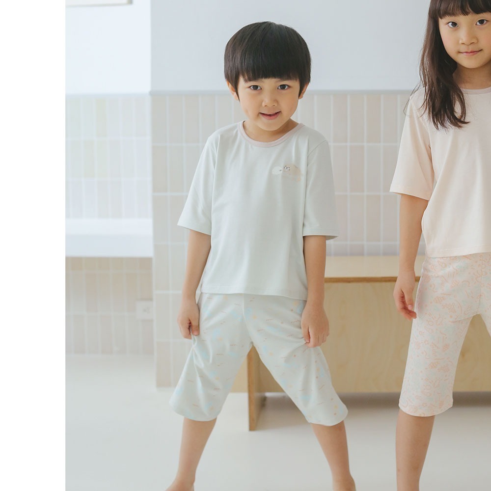 minihope寬版七分居家套裝-海豹-細節圖7