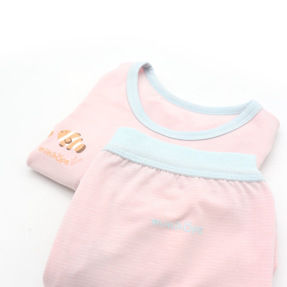 minihope寬版七分居家套裝-小丑魚-細節圖2