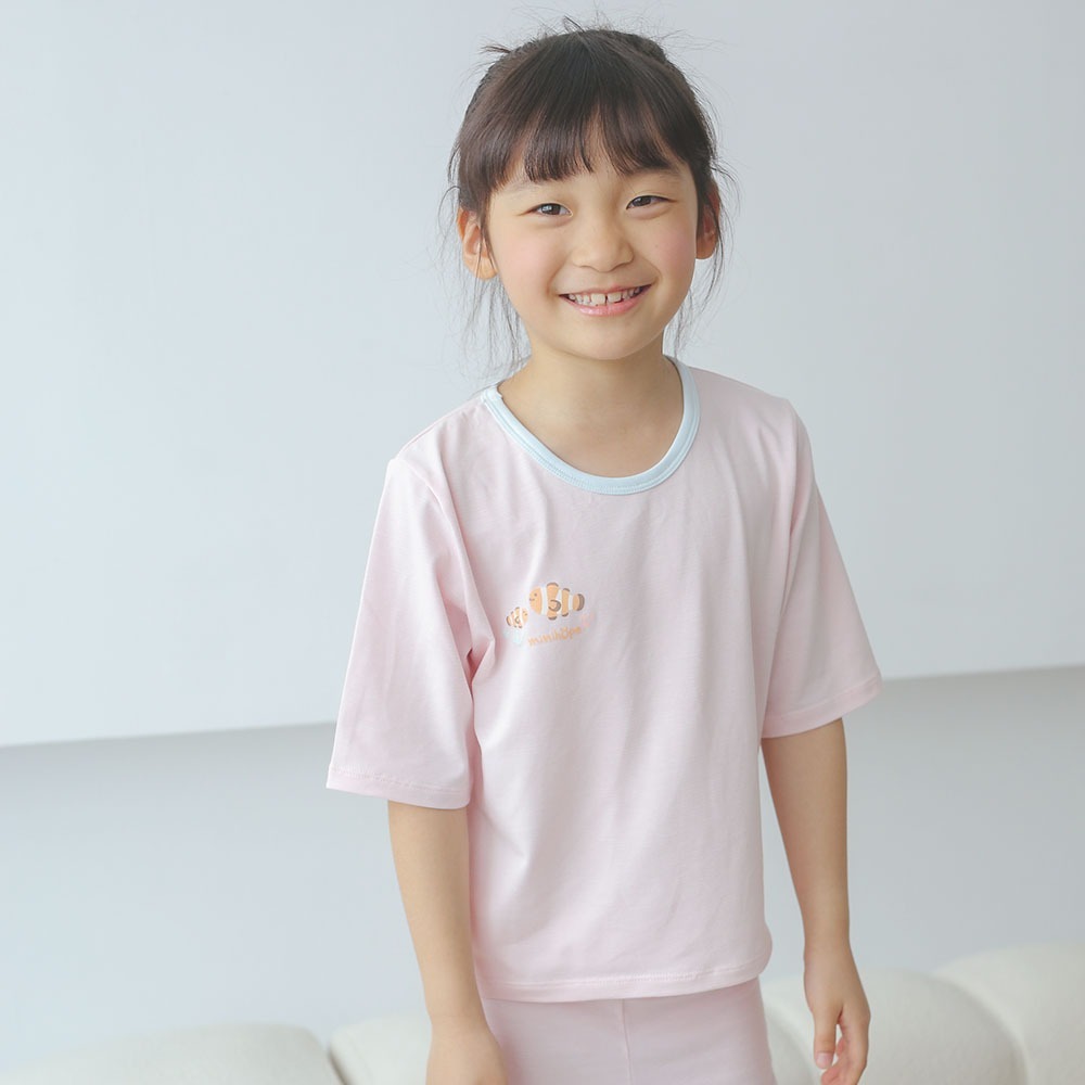 minihope寬版七分居家套裝-小丑魚-細節圖3