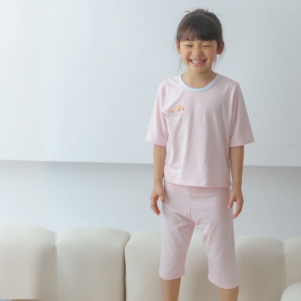 minihope寬版七分居家套裝-小丑魚-細節圖4