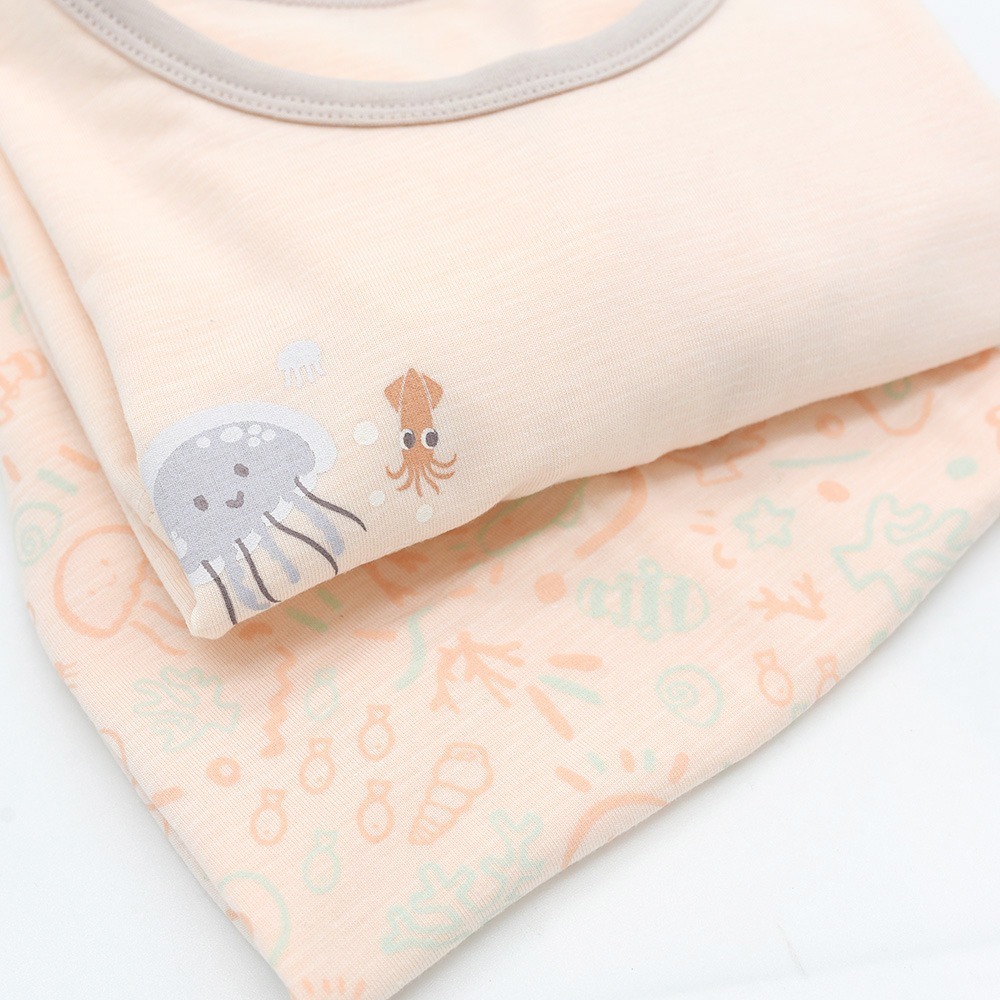 minihope寬版七分居家套裝-水母-細節圖2