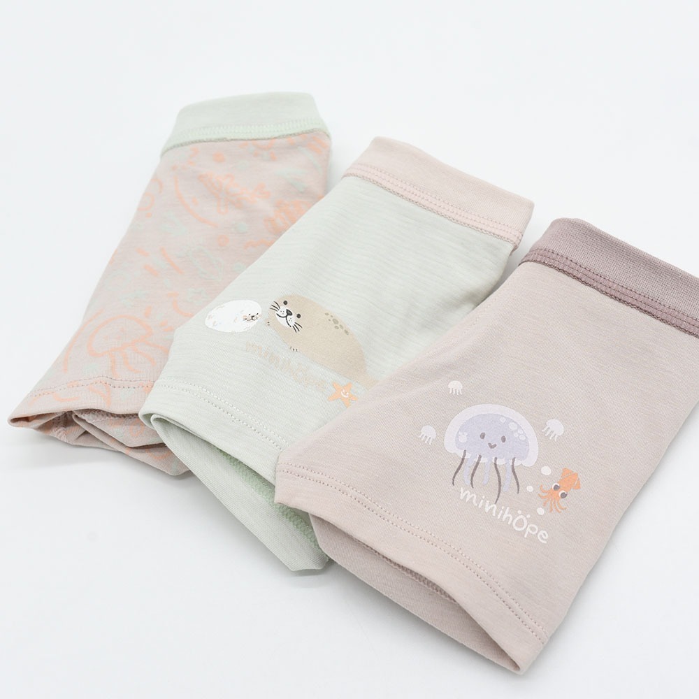 minihope沉靜海洋男童四角褲(3件組B)-細節圖2