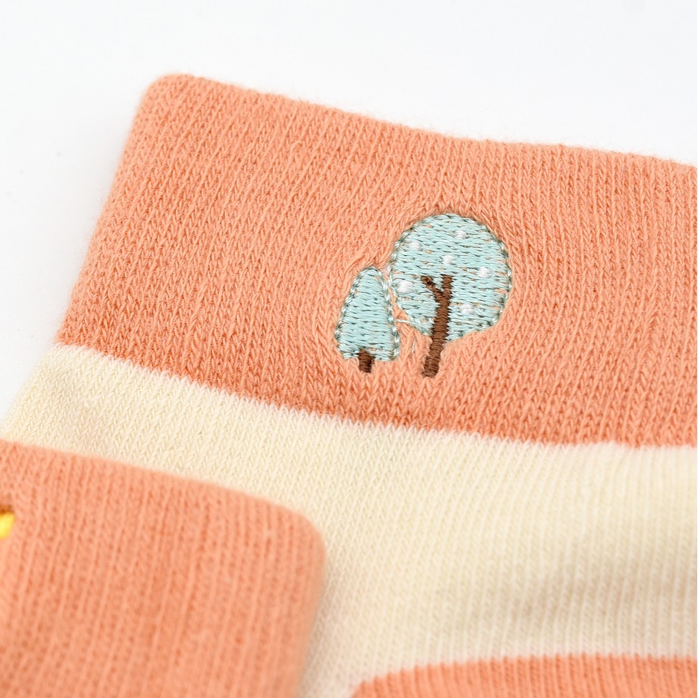 minihope抗菌除臭刺繡寬口襪-小樹-細節圖5