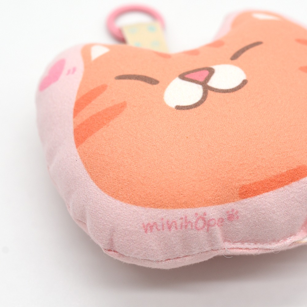 minihope小吊飾/迷你枕-奇奇(橘貓)(11x11cm)-細節圖3