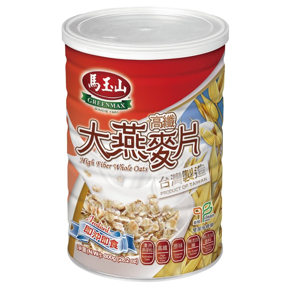 馬玉山高纖大燕麥片800g-細節圖3