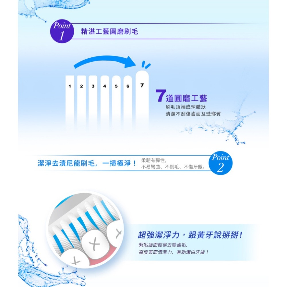 刷樂杯型彈力牙刷9入-細節圖3