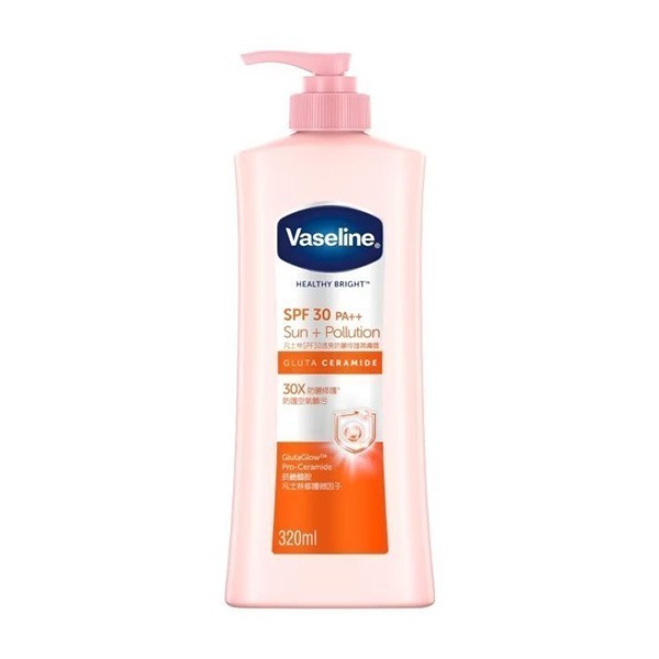 Vaseline凡士林美白乳液身體乳 水感亮白/SPF24亮白/十效彈潤/瞬效亮白/專業無香/蘆薈/深層修護(潤膚露)-細節圖6