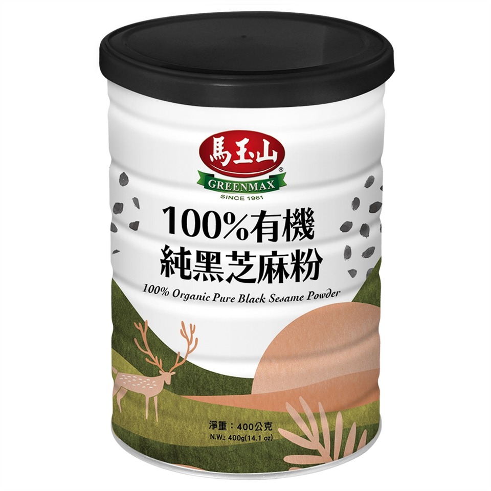 馬玉山100%有機純黑芝麻粉400g 沖泡飲品-細節圖2