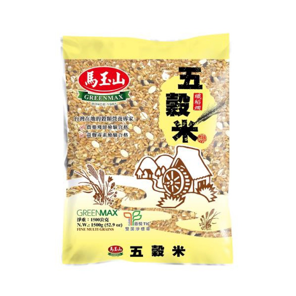 馬玉山五穀米1500g 全天然 全素食-細節圖2