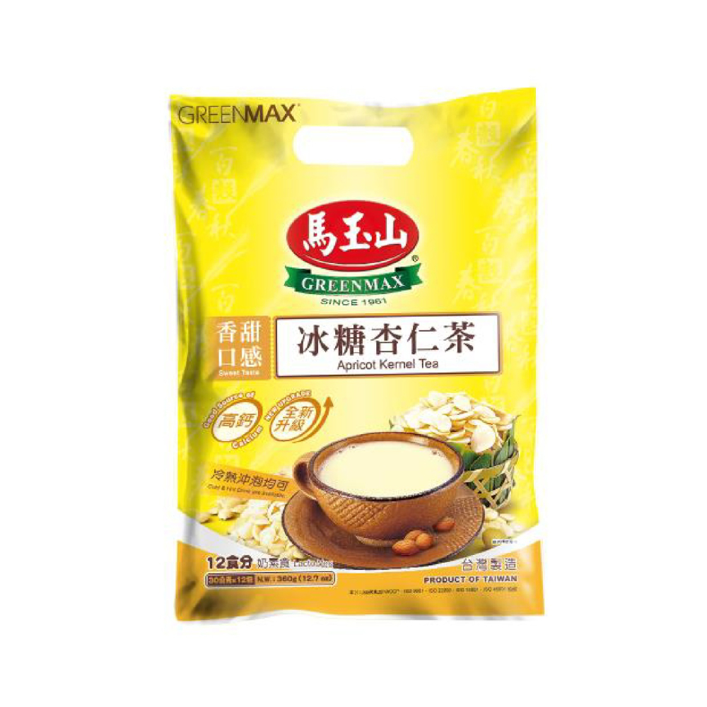 馬玉山冰糖杏仁茶30g×12入 沖泡飲品 杏仁茶-細節圖2