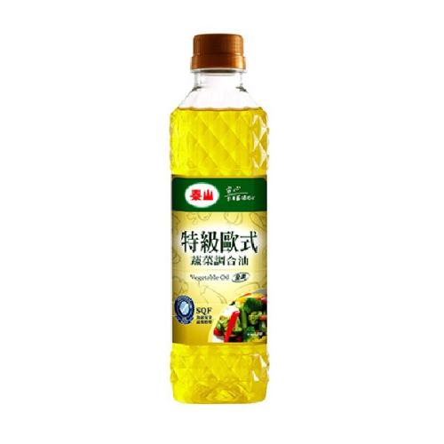 泰山特級歐式蔬菜調合油0.38L(效期2025/1/15)